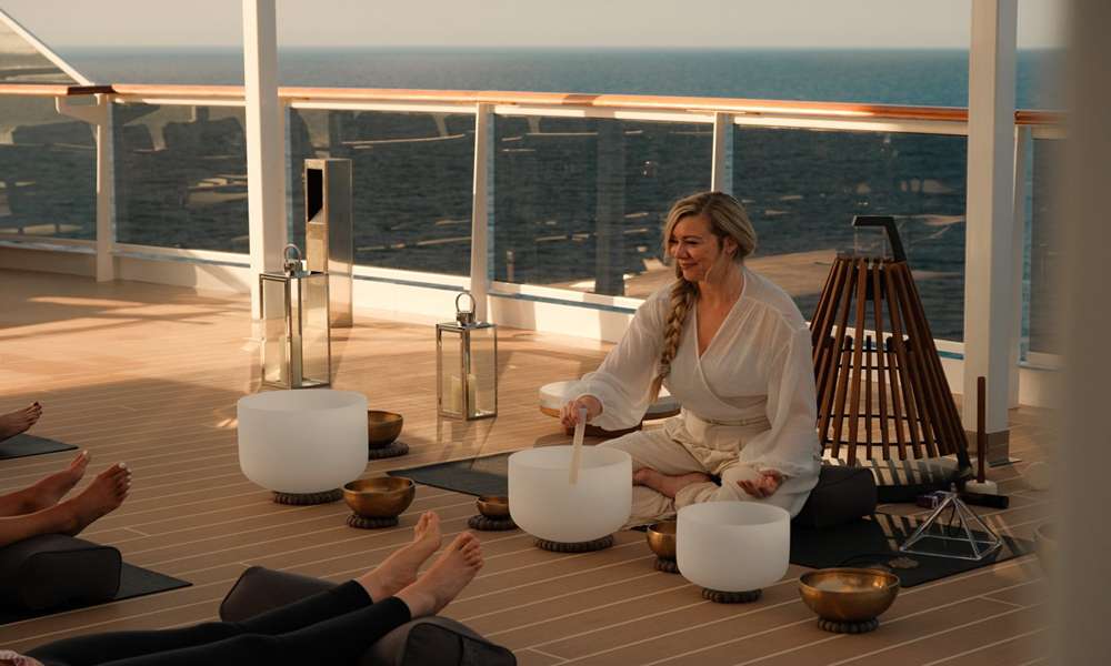 把瑜珈帶到大西洋上,頂級郵輪 EXPLORA JOURNEYS,把航行變成一場深度的療癒之旅